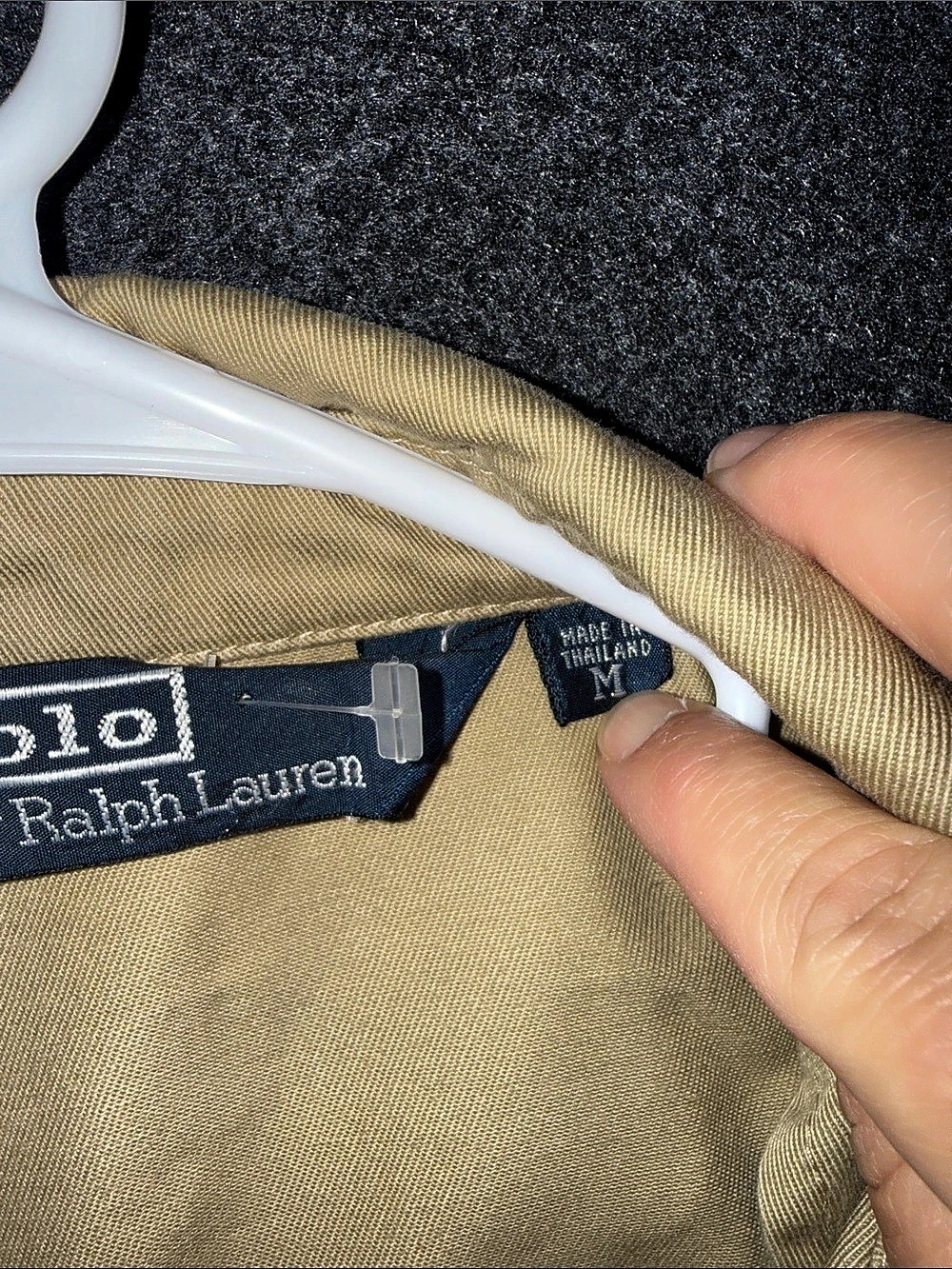 Polo by Ralph Lauren Lightweight Jacket in Beige Size Medium - Picture 5 of 10